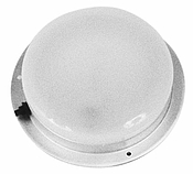 Switch Dome Light, Clear, Round W/Aluminum Housing