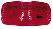 Rectangular Red Replacement Lens Only For #138R