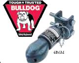 Bulldog 2-5/16" Adj Cplr W/4-Hole Brkt & Bolts/Nuts, 12.5K