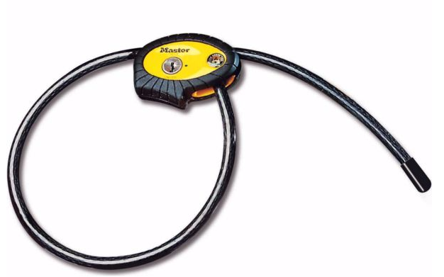 Masterlock Adjustable Python Locking Cable, 6' Adjustable