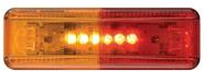 LED Fender Mount Clearance Light, Red/Amber - Click Image to Close