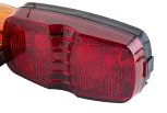 Rectangular Red Clearance Or Side Marker Light, 2-Bulb