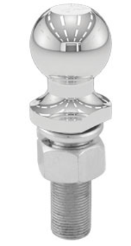 Hitch Ball 1-7/8" Chrome 1" X 2-1/8" Shank 2K