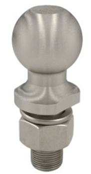 Hitch Ball 2" Zinc 1" Rise 1" X 2" Shank 5K