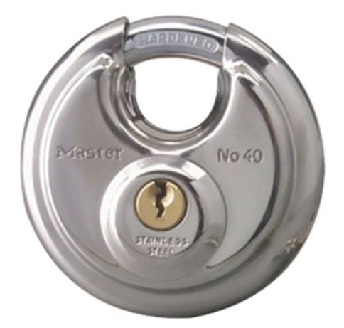 Masterlock Padlock With 3/8" Shielded Shackle, SS