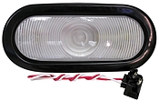 Backup Light Kit, Clear, Oval Sealed W/Grommet & Plug