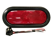 Flush Mount Sealed Turn Signal Light Kit, Red