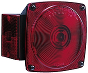 Tail Light Red, Rectangular, 6-Function, RH