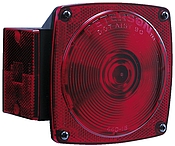 Tail Light Red, Rectangular, 7-Function, LH w/illuminator