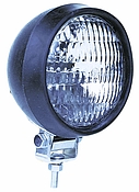 Utility Light Or Tractor Light, Clear, Black Rubber Housing