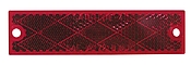 Reflector, Rectangular, Red, 4-1/4" X 1-5/16"