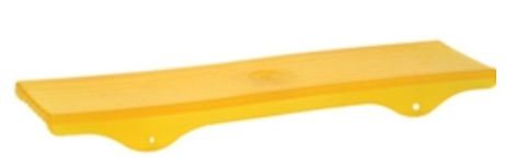 Keel Pad 3-1/2"x15" Fits 3" Cross Beam Amber PVC