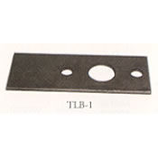 Tail Light Bracket, Weld-On 12-GA Steel, For 2-Stud Mnt Lights