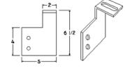 Hijacker Mtg Brkt Standard Rail 99 Ford F250 & F350 Standard