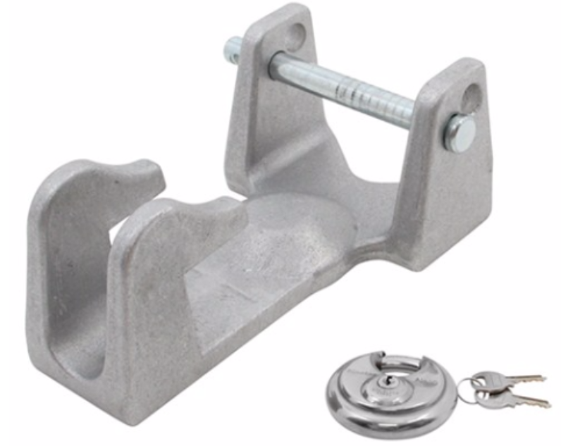 Ez-Lock Bracket Fits Most 2-5/16" & 3" Gooseneck Couplers - Click Image to Close