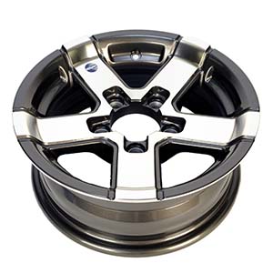 13 X 5 545 Aluminum Wheel Series 07, Pilot 3.19